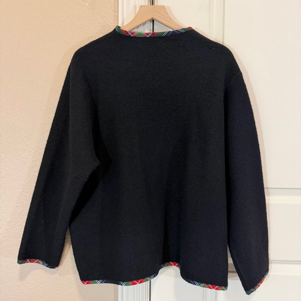 Pendleton Virgin Wool Full Front Zip Cardigan Swe… - image 3